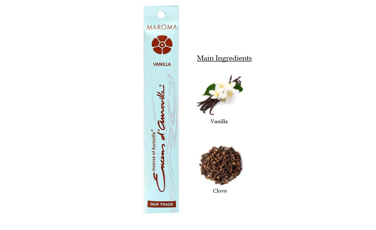 Maroma Encens - Vanilla (10 Incense Sticks)