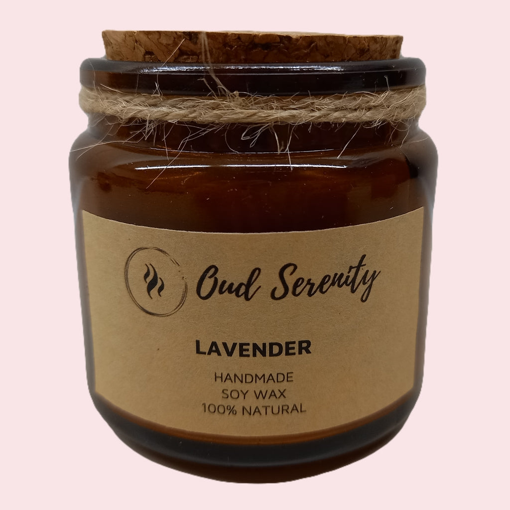 100% Handmade Soy Wax Scented Candle 60g (with a rustic look)