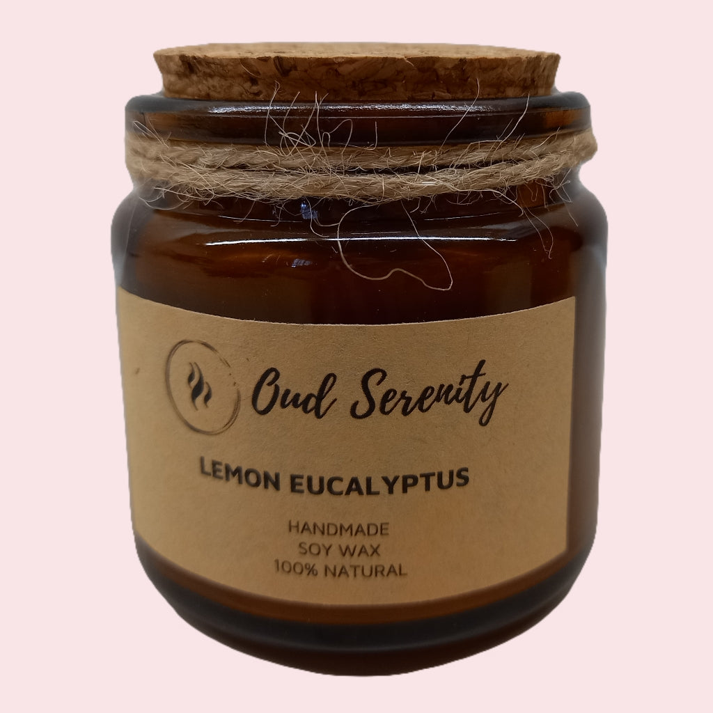 100% Handmade Soy Wax Scented Candle 60g (with a rustic look)