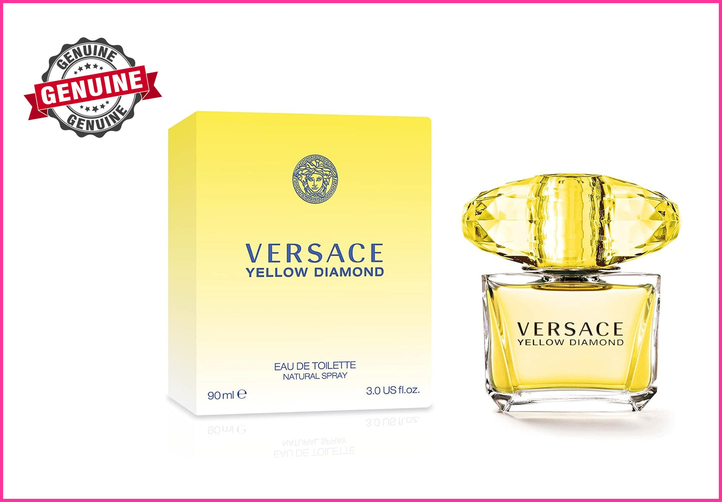 GENUINE Versace Yellow Diamond Eau De Toilette Spray  50ml