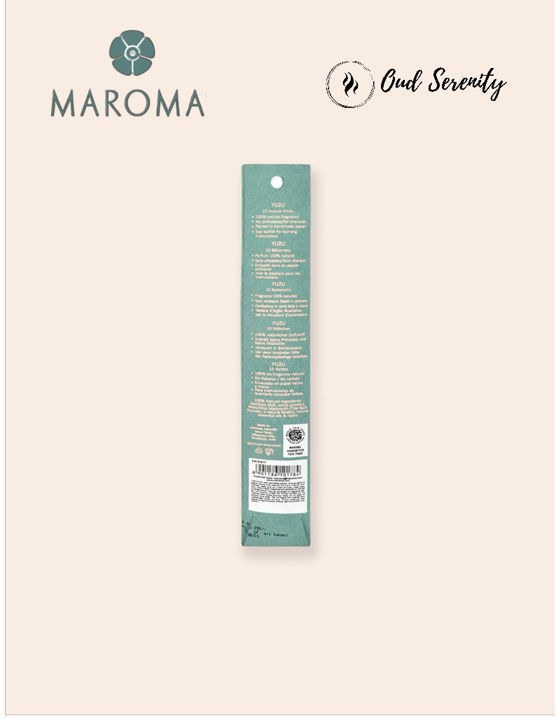 Maroma Encens - Yuzu (10 incense sticks)