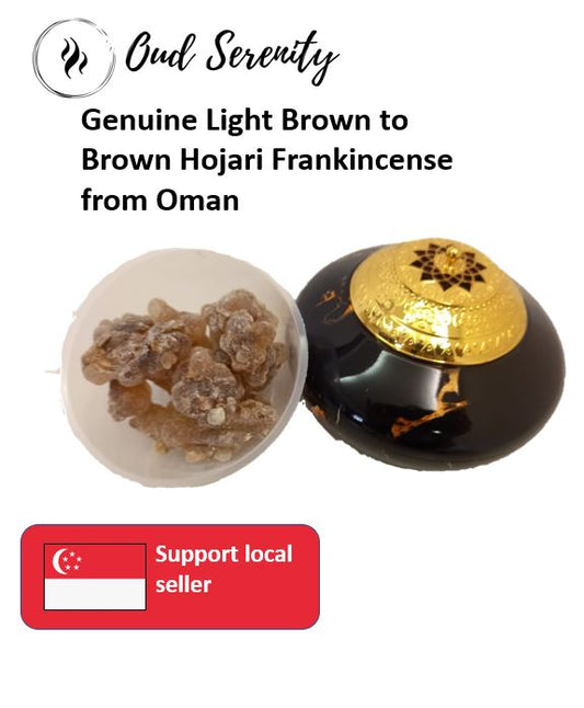 Fragrance Hojari Light Brown to Brown Frankincense Boswellia Sacra Al- Luban Olibanum Ru Xiang Kemenyan Arab from Dhofar, Oman