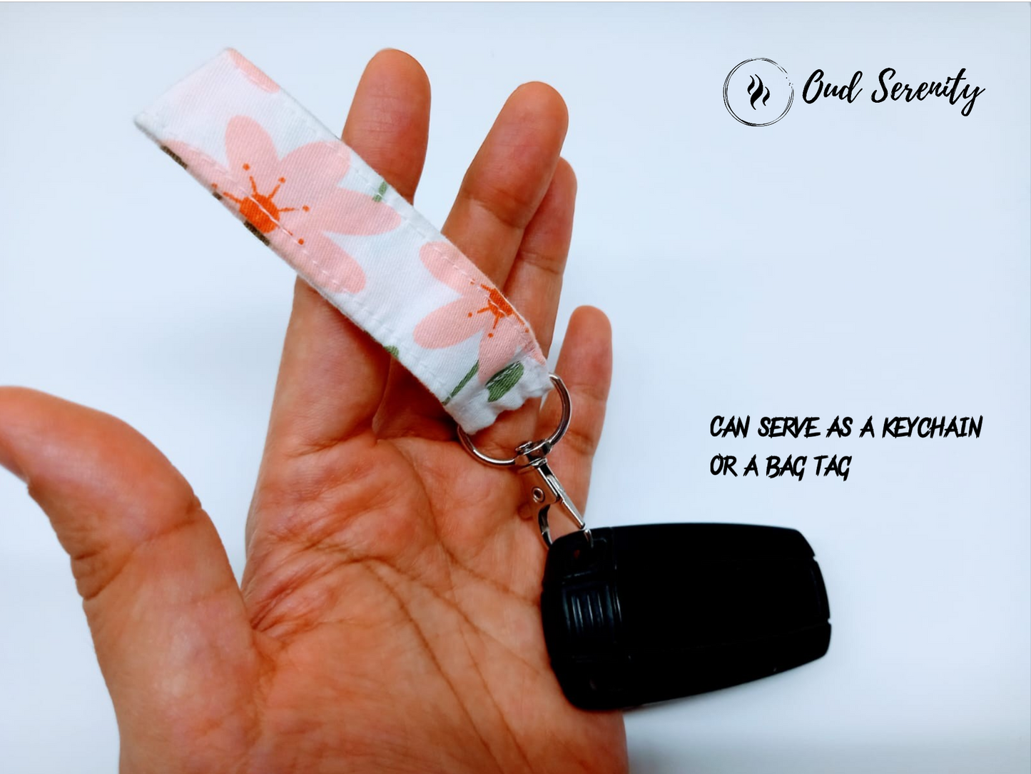 Handmade keychain/bag tag