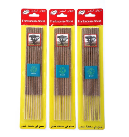Hojari Frankincense Incense Sticks (Boswellia Sacra, Al‑Luban/Olibanum, Oman)