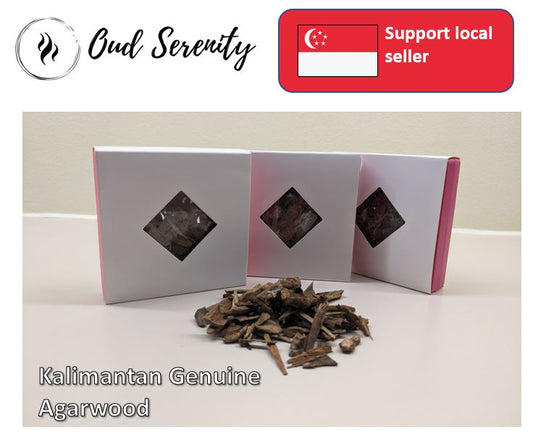 Agarwood Oud Gaharu Aloeswood Chen Xiang Bakhoor Kalimantan 12g