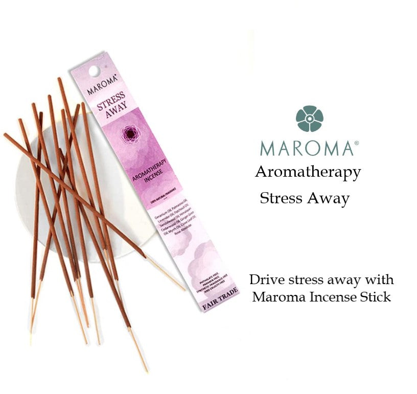Maroma Aromatherapy - Stress Away (10 Incense Sticks)