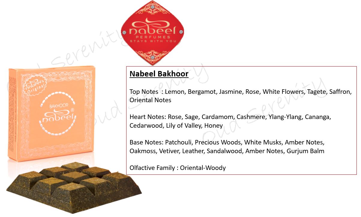 Nabeel Powdered Oud Bukhoor Bakhoor Incense Original from UAE