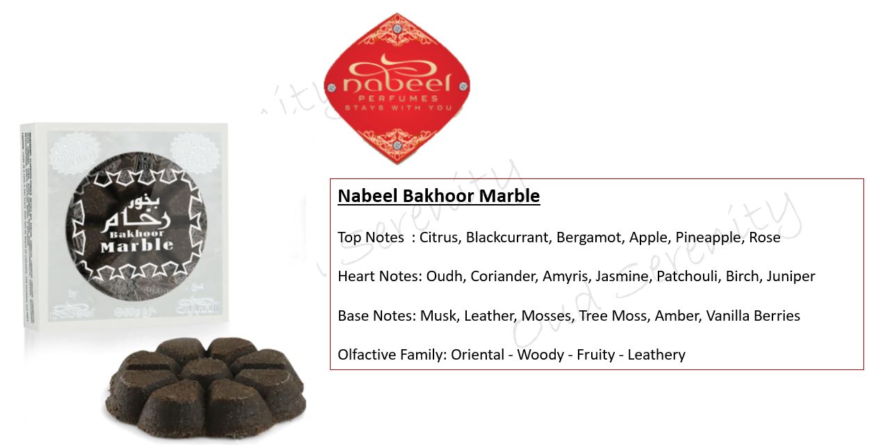 Nabeel Powdered Oud Bukhoor Bakhoor Incense Original from UAE