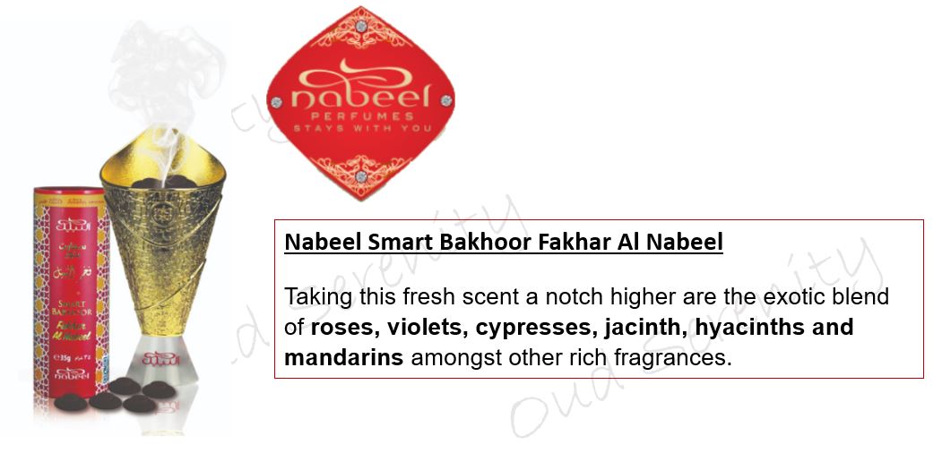 Nabeel Smart Bukhoor Bakhoor Incense Pods Original from UAE 35g