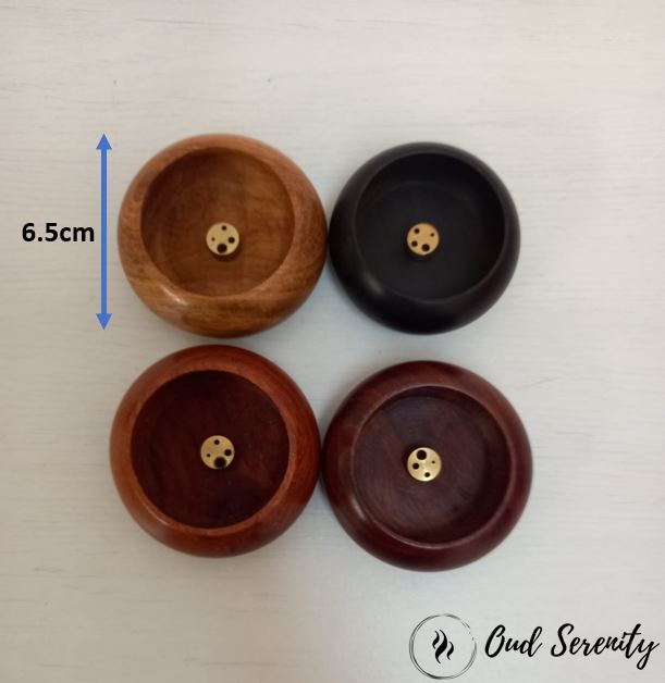 Ellipse Wooden Incense Stick Holder